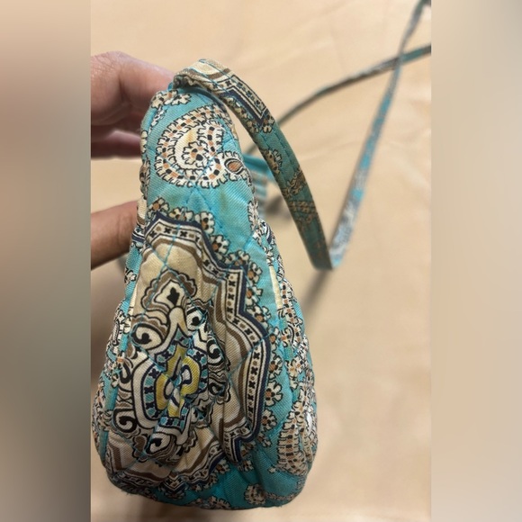 Vera Bradley‎ Frannie Turquoise Crossbody Bag with Paisley Design - Picture 16 of 16